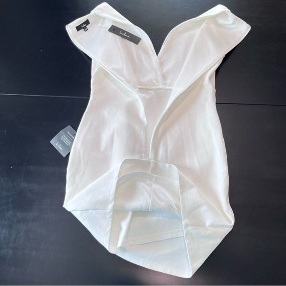 Lulu's White Sleeveless Dress - Picture 7 of 11